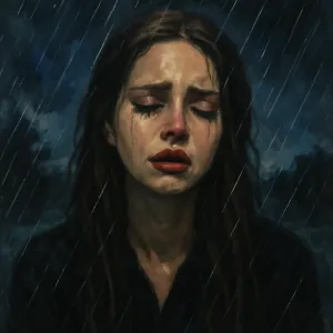 Imagen que refleja el significado de The Blackest Day de Lana Del Rey